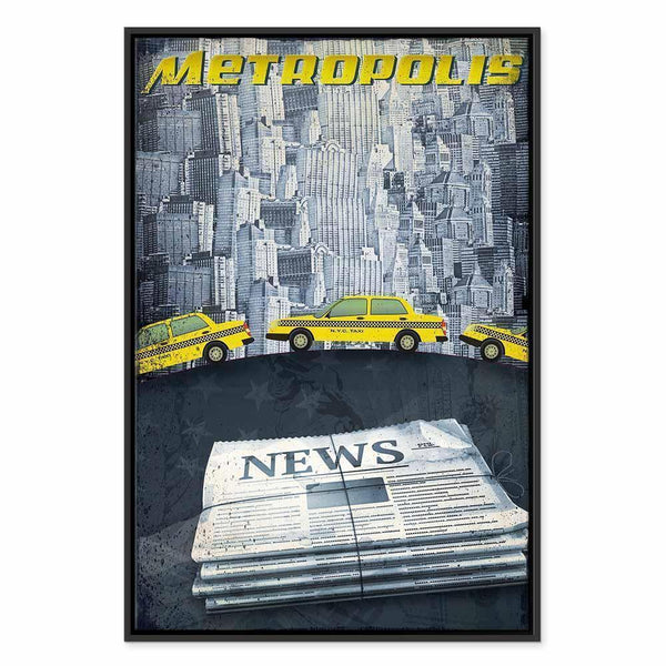 Quadro - Metropolis (1 Part) Vertical