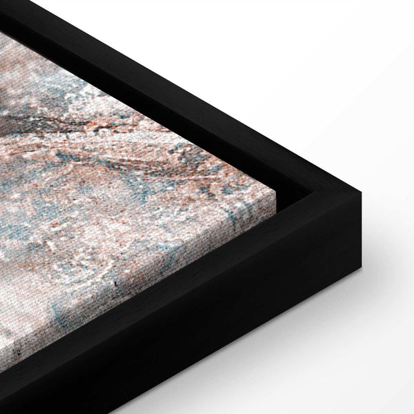 Quadro - Marble flowers – natural stone structure in pastel colours