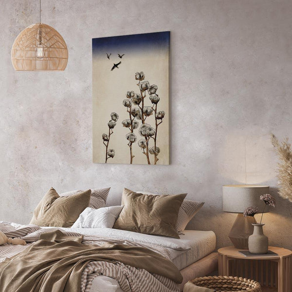 Quadro - Cotton Branches (1 Part) Vertical