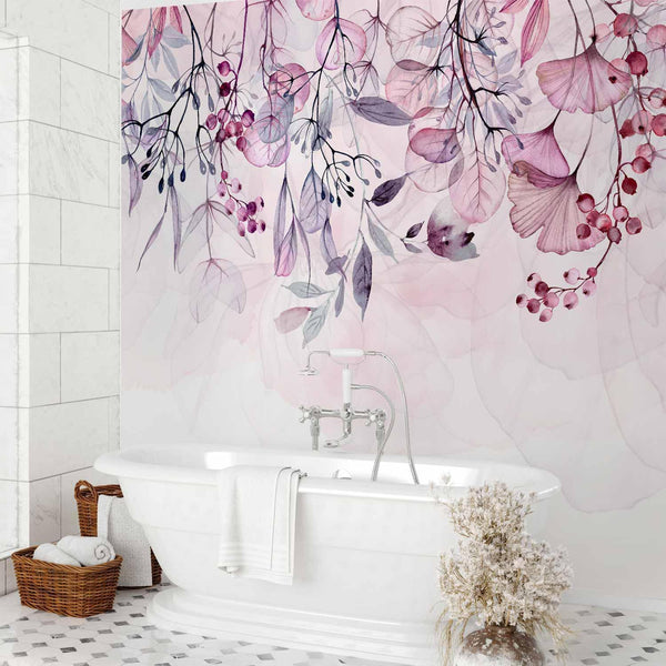 Carta da parati - Foggy Nature - Pink