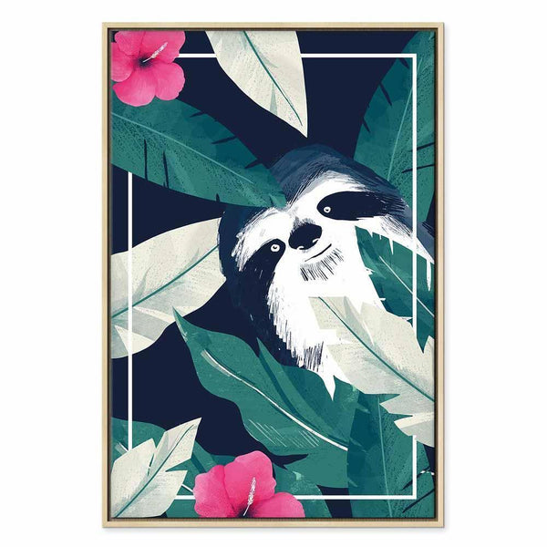 Quadro - Sloth in the Tropics (1 Part) Vertical