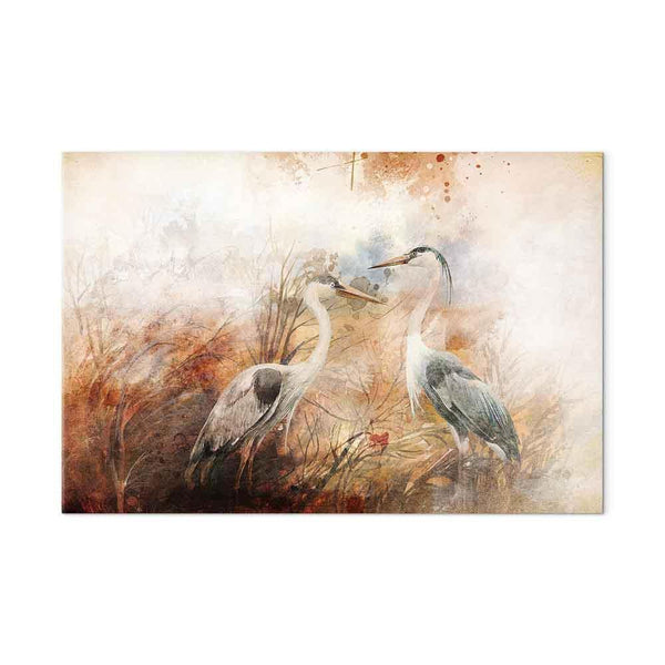 Quadro - Herons on the Hunt (1 Part) Wide