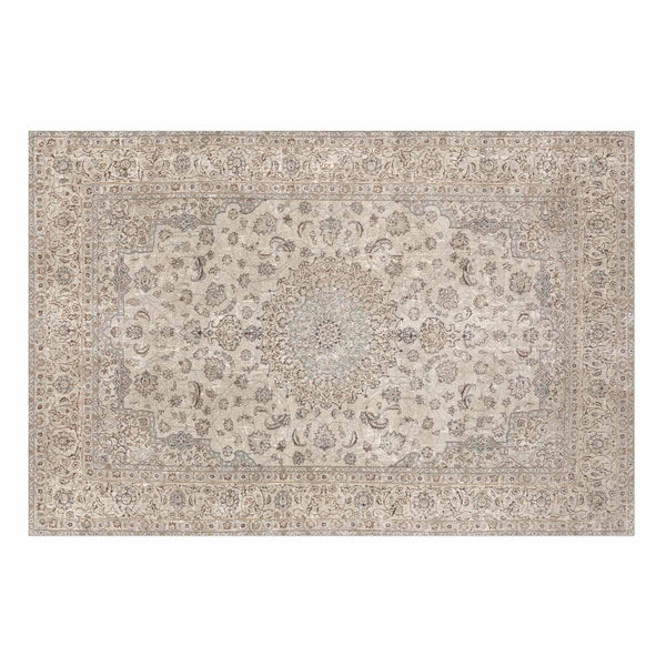 Poster - Sand Carpet - Worn Persian Rug with Rich Ornamental Motifs