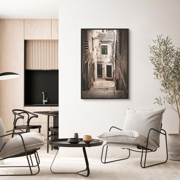 Quadro - Retro Alley (1 Part) Vertical