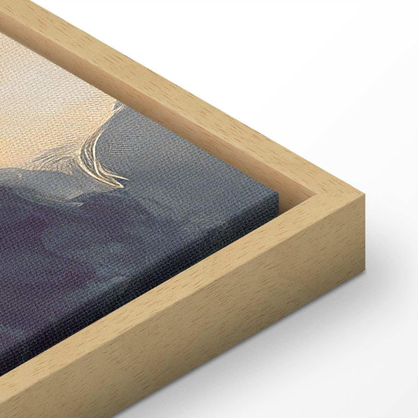 Quadro - Epic Light Play: The Sun Battling for Dominance Over the Clouds