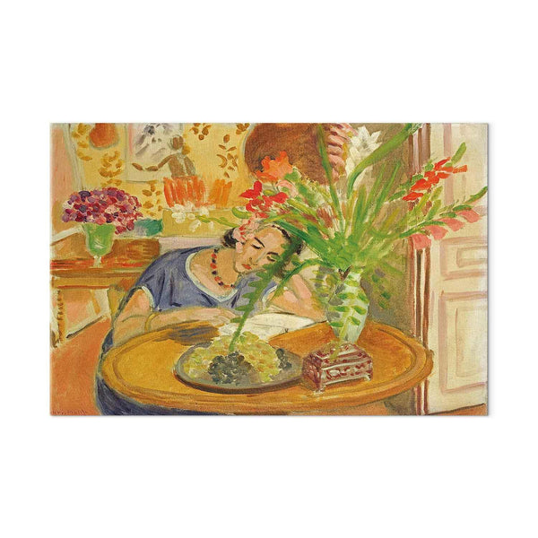 Quadro - Henri Matisse – Woman with Gladioli