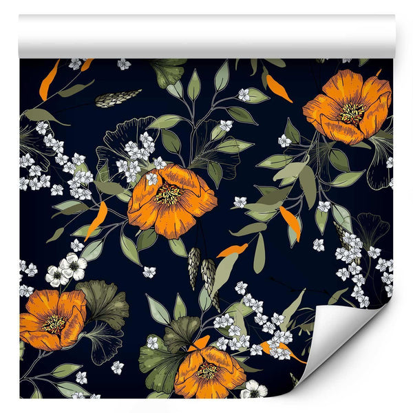 Tappezzeria murale - Orange Bloom