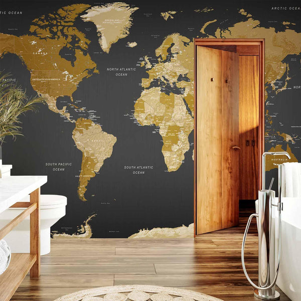 Carta da parati - World Map: Modern Geography