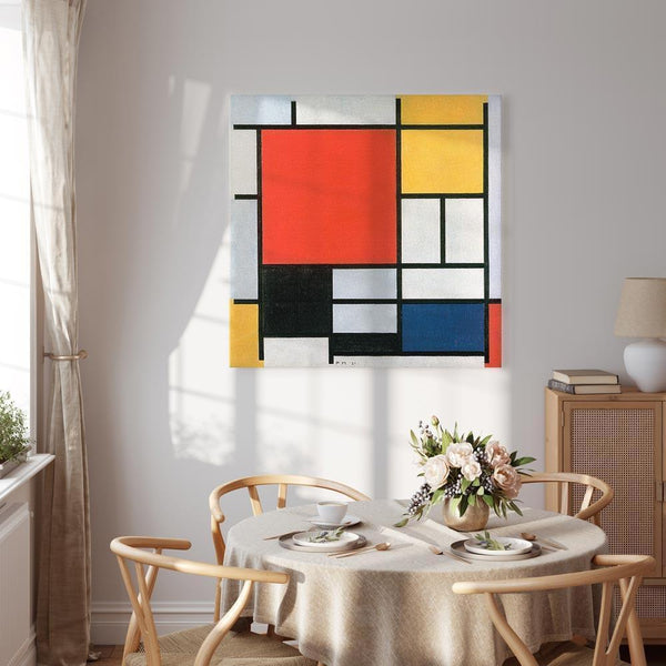Quadro - Piet Mondrian – Composition with red, yellow blue and black