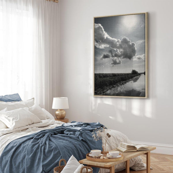 Quadro - Sun Over Clouds (1-part) - Sky Reflection in Water Field