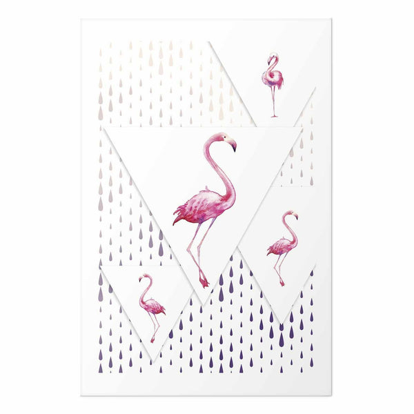 Poster - Flamingo Family