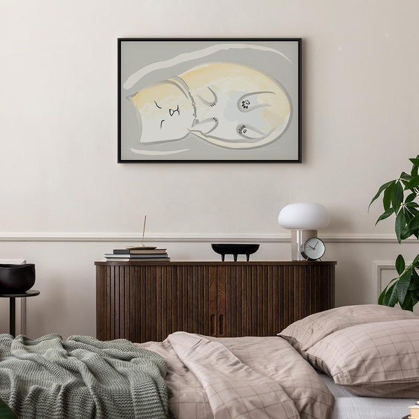 Quadro - Sleepy Kitty (1 Part) Vertical