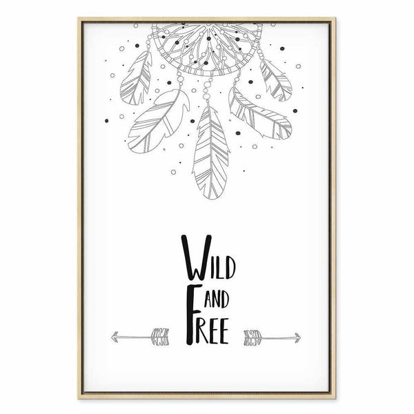 Quadro - Wild and Free (1 Part) Vertical