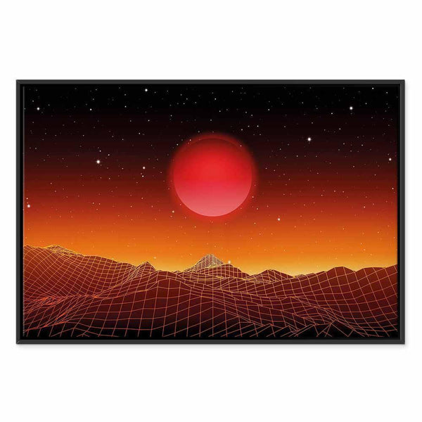 Quadro - Futuristic landscape (1 Part) Wide