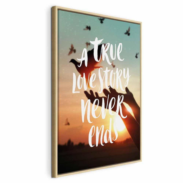 Quadro - A True Love Story Never Ends (1 Part) Vertical
