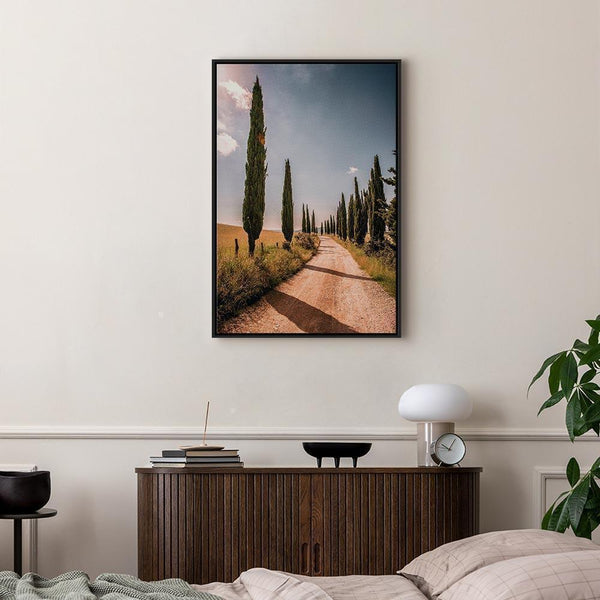 Quadro - Italian cypresses (1 Part) Vertical