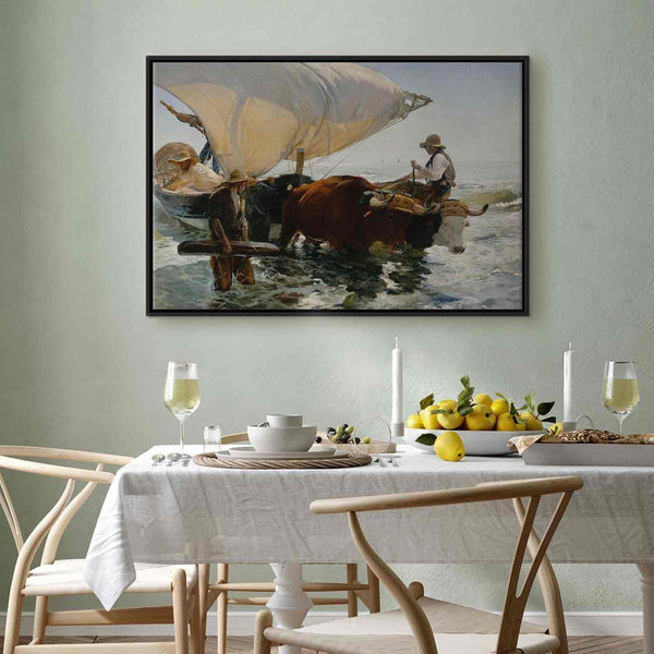 Quadro - Joaquín Sorolla y Bastida – The Return from Fishing