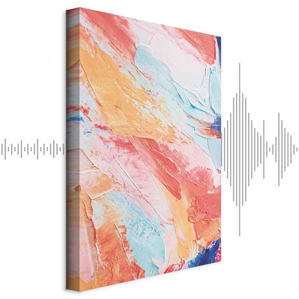 Quadro - Spring Shades - A Colorful Mix of Warm and Cool Tones on Canvas