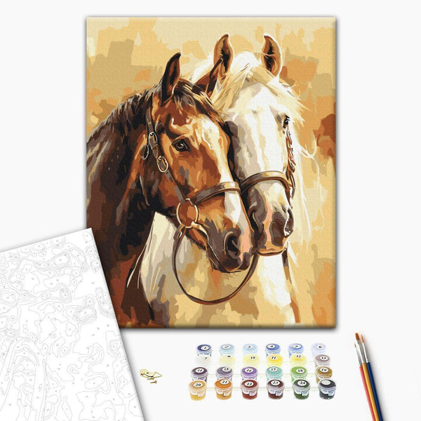 Quadro fai da te - Noble horses