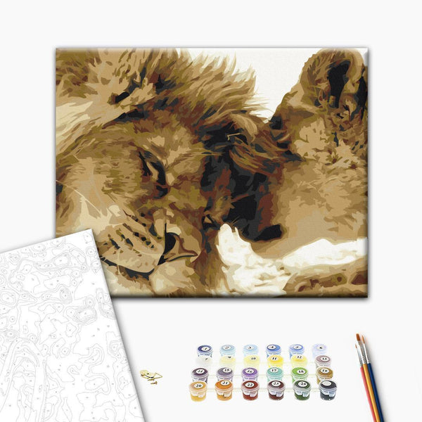 Quadro fai da te - Lions In Love
