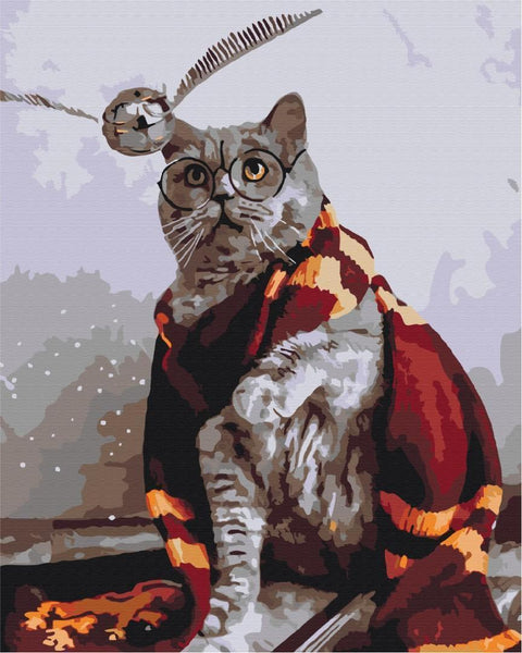 Quadro fai da te - Magical cat