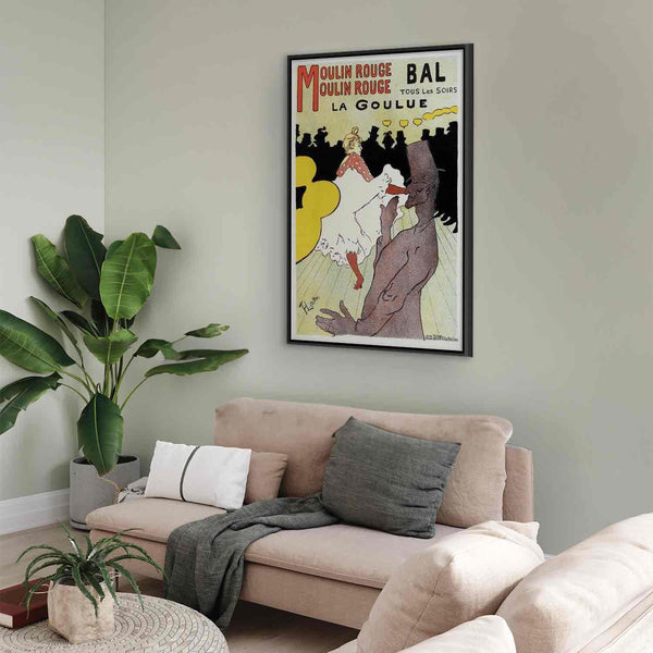 Quadro - Henri de Toulouse-Lautrec – Moulin Rouge – La Goulue