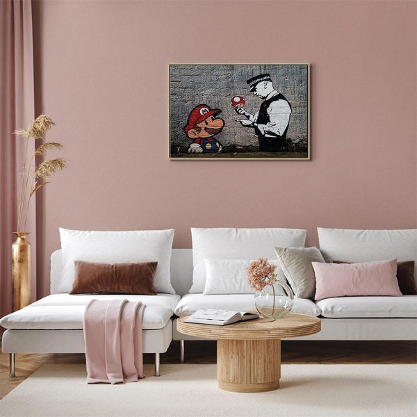 Quadro - Mario and Cop by Banksy