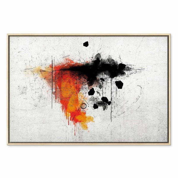 Quadro - Expression of Red (1 Part) Wide