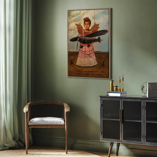 Quadro - Frida Kahlo – They Asked for Planes and Got Straw Wings
