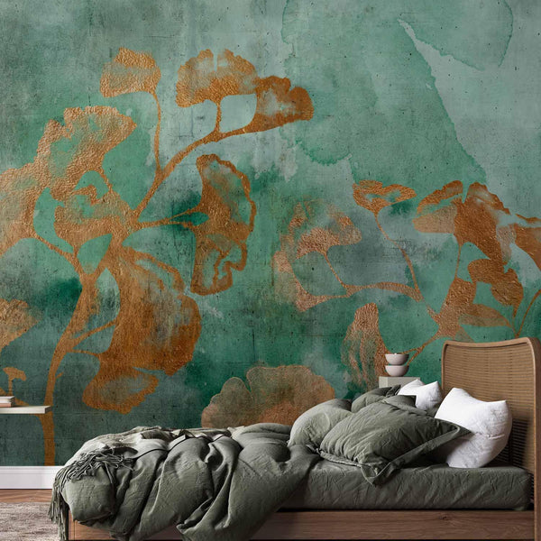 Carta da parati - Copper Ginkgo