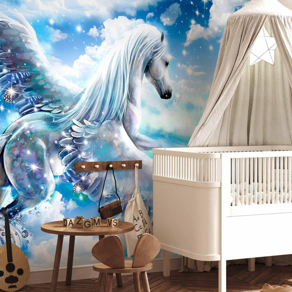 Carta da parati - Pegasus (Blue)