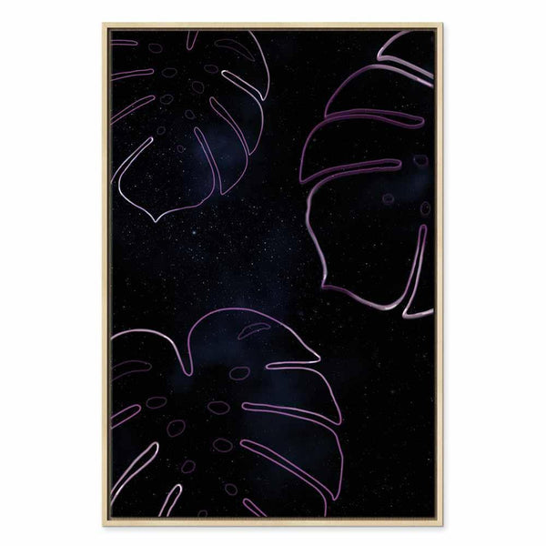 Quadro - Galactic Monstera (1 Part) Vertical