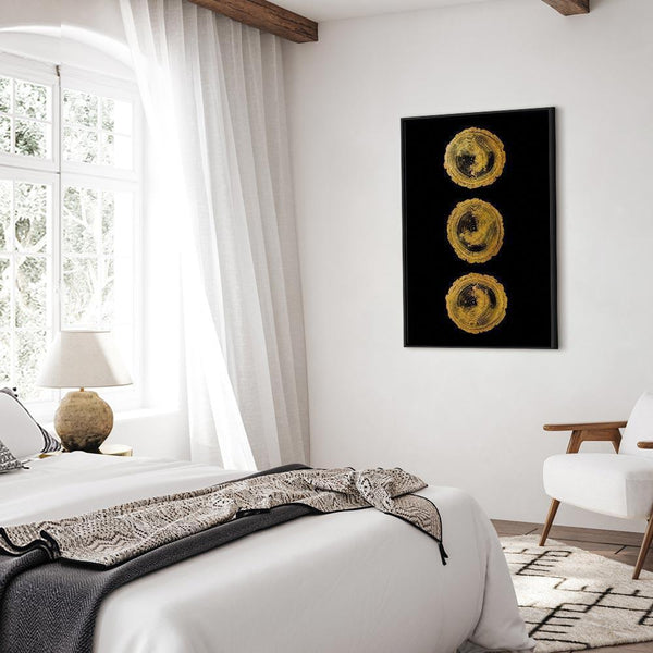Quadro - Golden Knots (1 Part) Vertical