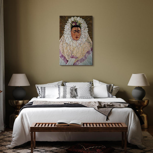 Quadro - Frida Kahlo – Self-Portrait as a Tehuana (Diego on My Mind)