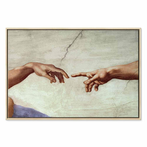 Quadro - Michelangelo – The Creation of Adam (hands)