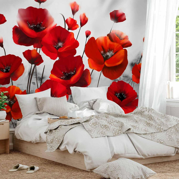 Carta da parati - Poppies in the Moonlight