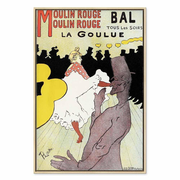Quadro - Henri de Toulouse-Lautrec – Moulin Rouge – La Goulue