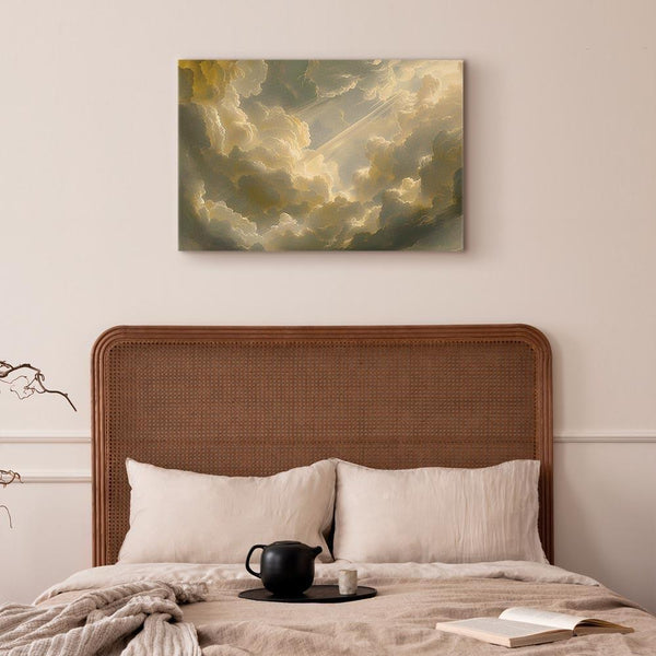 Quadro - Enchanting Play of Colors Against a Backdrop of Clouds