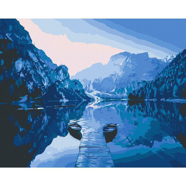 Quadro fai da te - Boats on the Lake