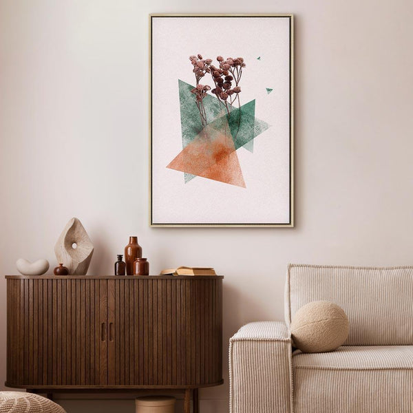 Quadro - Modernist Flower (1 Part) Vertical