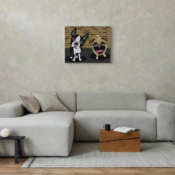 Quadro fai da te - Cute Dogs