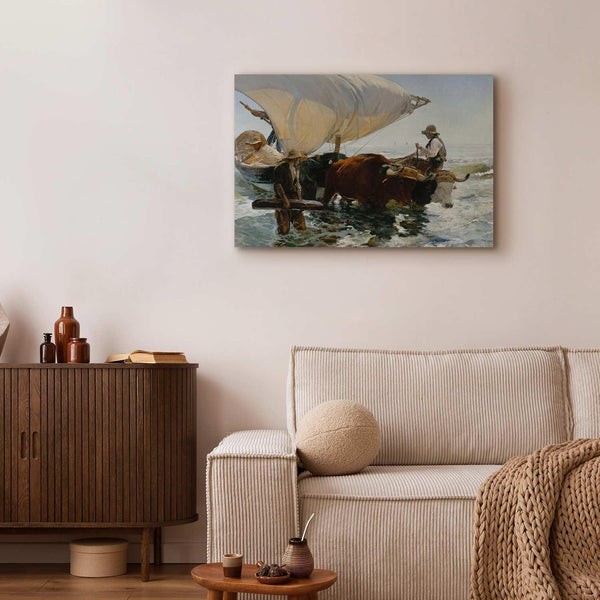 Quadro - Joaquín Sorolla y Bastida – The Return from Fishing