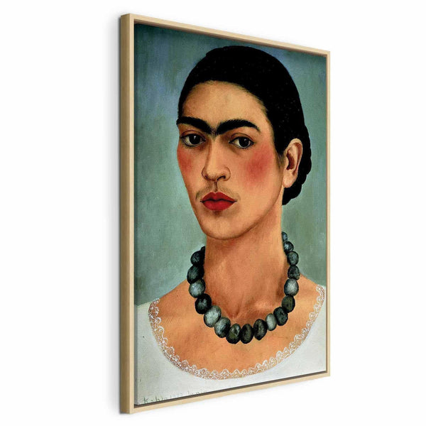 Quadro - Frida Kahlo – Self-Portrait with Beaded Necklace