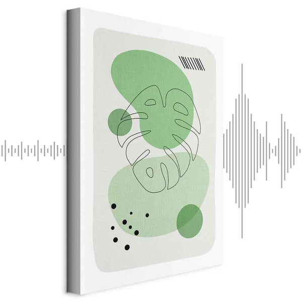 Quadro - Green Aesthetics of Monstera (1 Part) Vertical