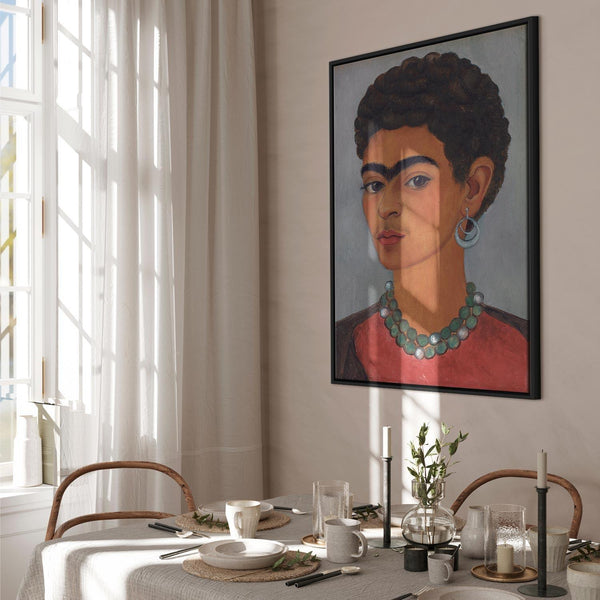 Quadro - Frida Kahlo – Self-Portrait with Curly Hair