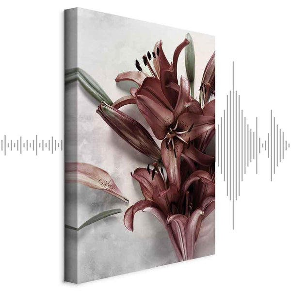Quadro - Floral Form (1 Part) Vertical