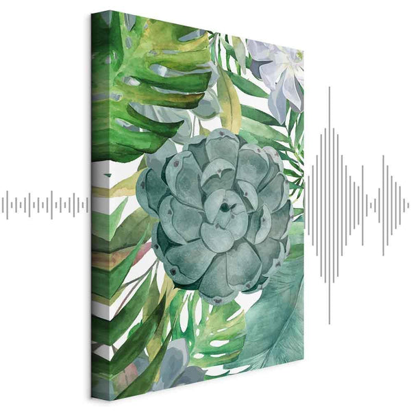 Quadro - Tropical Flora (1 Part) Vertical