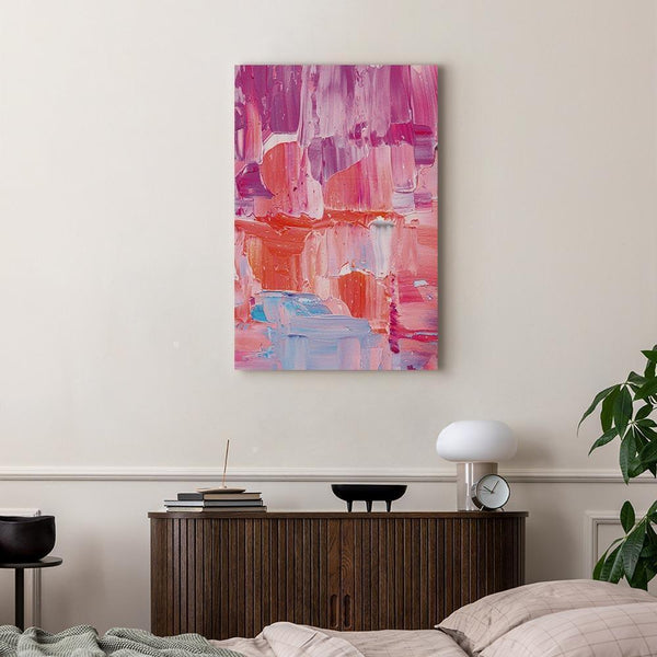 Quadro - Colorful Contrasts - Energetic Color Transitions in Shades of Pink