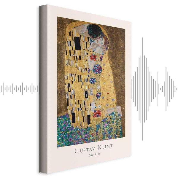Quadro - Gustav Klimt - The Kiss (1 Part) Vertical