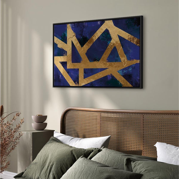 Quadro - Golden Geometry (1 Part) Wide